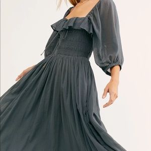 Free People Oasis Midi Dress Sz XS
